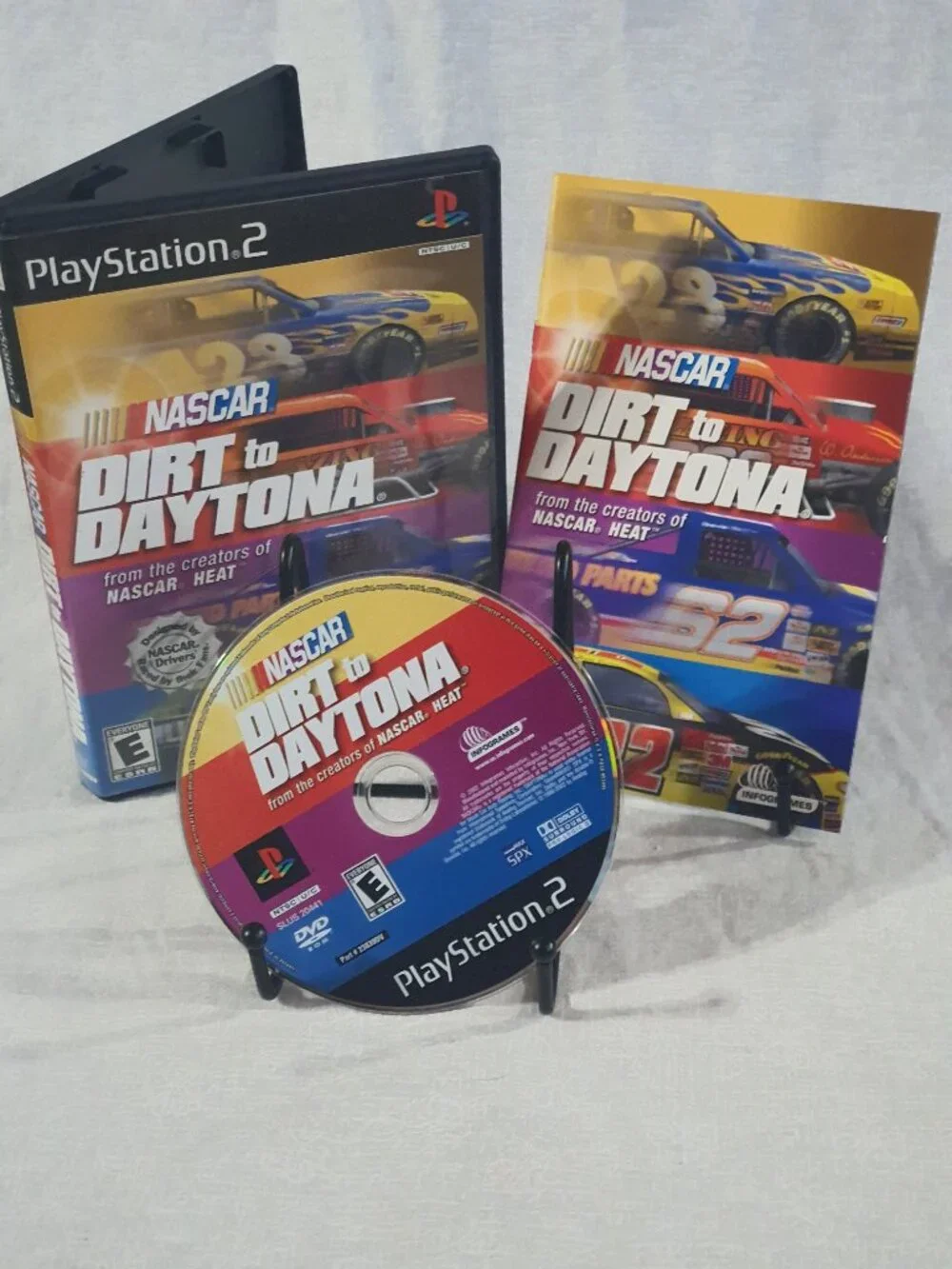 NASCAR: Dirt to Daytona (Sony PlayStation 2, 2002) Complete